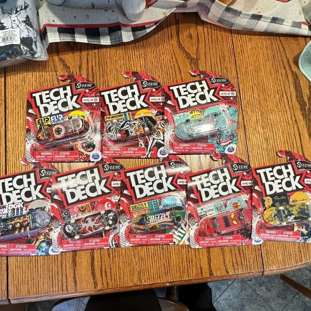 Lot of 8 Tech Deck Steele Series Target Exclusive Spin Master Skateboard *Read